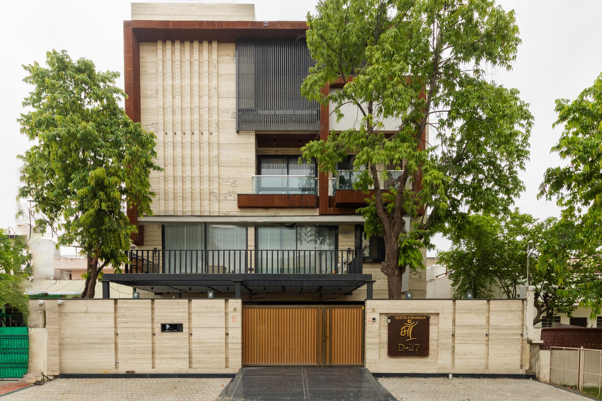 walk in closet area designed for the luxury villa in jaipur