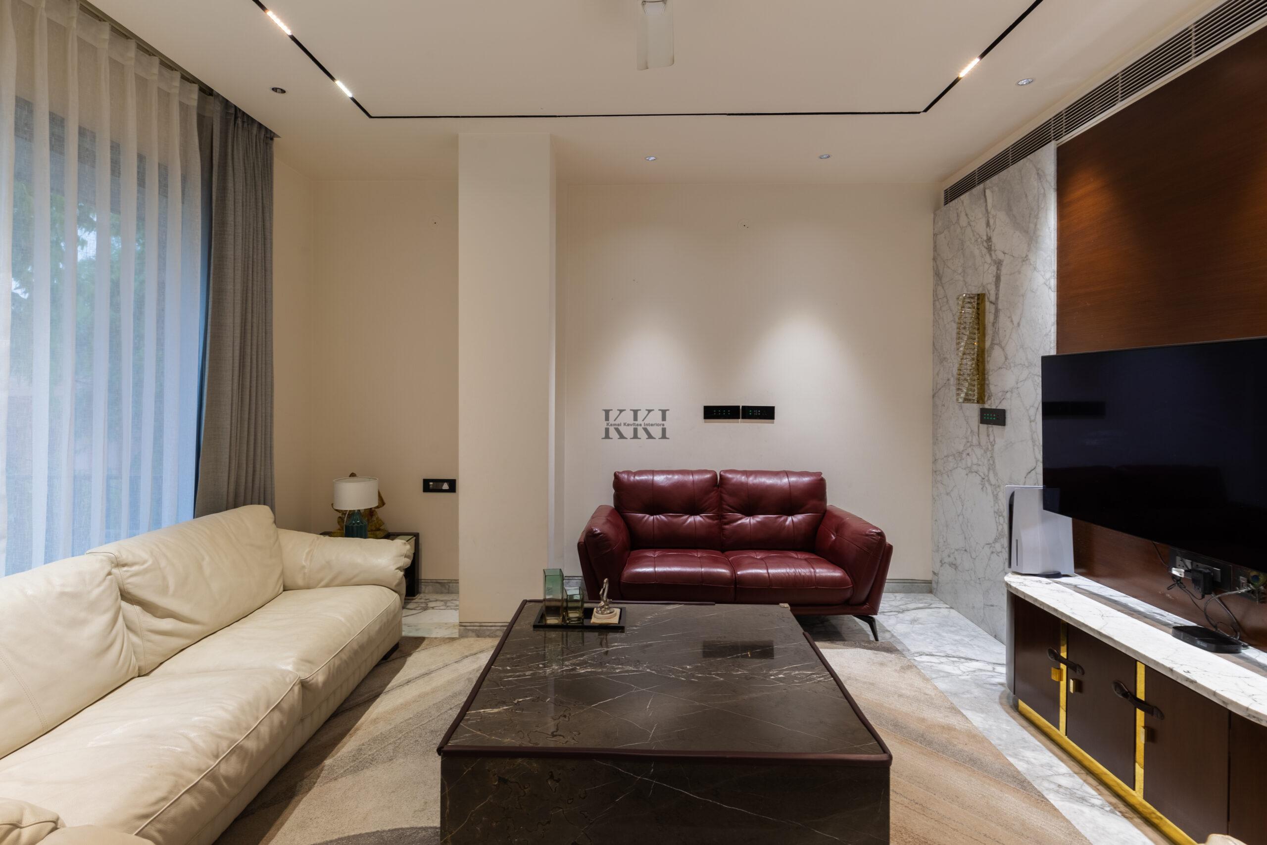 media room perfect for family to enjoy the movie time and for kids turns into a gaming zone