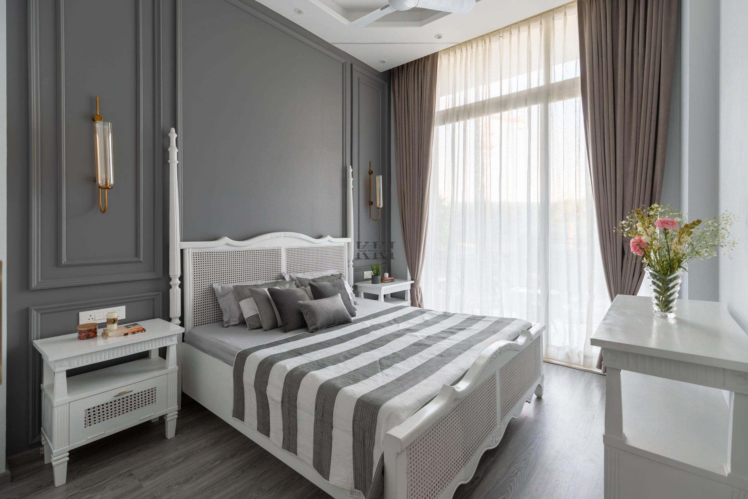 Master bedroom with minimalistic approach to bedroom design